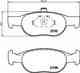 Колодки тормозные дисковые для FIAT PUNTO(176,176C,176L,188) / LANCIA Y(840A) TEXTAR 2318101 / 21930 - изображение
