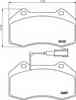 Колодки тормозные дисковые для FIAT PUNTO(199) TEXTAR 2416202 / 24162 - изображение