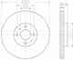 Тормозной диск TEXTAR 98200 0535 / 92053503 - изображение