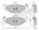 Колодки тормозные дисковые для CHRYSLER VIPER Convertible, VIPER / RENAULT ESPACE(JE0#), LAGUNA(556#,B56#,K56#), SAFRANE(B54#) TRUSTING 168.0 / 20410 - изображение