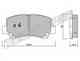 Колодки тормозные дисковые для SUZUKI WAGON R, WAGON R+(EM,MM) TRUSTING 434.0 / 23662 - изображение