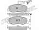 Колодки тормозные дисковые для NISSAN NV400 / OPEL MOVANO / RENAULT MASTER(EV,FV,HV,JV,UV) TRUSTING 917.0 / 25172 - изображение
