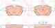 Колодки тормозные дисковые для LAND ROVER DISCOVERY(LC), RANGE ROVER EVOQUE(LV,LV#) TRW GDB1925 / 25235 - изображение