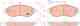 Колодки тормозные дисковые для CITROEN JUMPER / FIAT DUCATO(244,250,290) / PEUGEOT BOXER TRW GDB1681 / 24468 - изображение