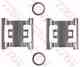 Комплектующие колодок дискового тормоза TRW PFK340 - изображение
