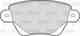 Колодки тормозные дисковые задний для FORD MONDEO(B4Y,B5Y,BWY) VALEO 598434 / 23557 - изображение