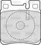 Колодки тормозные дисковые задний для MERCEDES , C, CLK, E, S, SL, SLK VALEO 598617 - изображение
