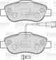 Колодки тормозные дисковые передний для FIAT 500(312), PANDA(169) / FORD KA(RU8) VALEO 601015 - изображение