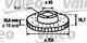 Тормозной диск VALEO DF587 / 186247 - изображение