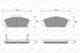 Колодки тормозные дисковые для HYUNDAI ACCENT(LC,X-3), GETZ(TB) WEEN 151-1117 / 21012 - изображение