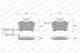 Колодки тормозные дисковые для SKODA FABIA(6Y2,6Y3,6Y5) / VW POLO(9A4,9N#) WEEN 151-1247 / 20960 - изображение