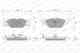 Колодки тормозные дисковые для CHEVROLET CORSA / OPEL ASTRA(F08#, F35#, F48#, F67, F69#, F70), ZAFIRA(F75#) WEEN 151-1308 / 23066 - изображение
