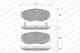Колодки тормозные дисковые для HONDA CR(RD,RD#) WEEN 151-2296 / 23868 - изображение