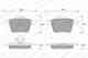 Колодки тормозные дисковые для VOLVO XC90 / VW TRANSPORTER(7E, 7EB, 7EF, 7EG, 7EJ, 7HB, 7HF, 7HJ) WEEN 151-1251 / 24011 - изображение