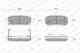 Колодки тормозные дисковые для CHRYSLER SEBRING / JEEP PATRIOT / MITSUBISHI LANCER, OUTLANDER WEEN 151-1131 / 24014 - изображение