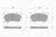 Колодки тормозные дисковые для MITSUBISHI PAJERO(V8#W,V9#W) WEEN 151-2329 / 24024 - изображение