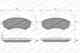 Колодки тормозные дисковые для HYUNDAI ELANTRA(XD), MATRIX(FC) WEEN 151-1120 / 24031 - изображение