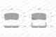 Колодки тормозные дисковые для DAIHATSU COO, MATERIA(M4#), SIRION(M3#) / FORD FIESTA / MAZDA 2(DE) / SUBARU JUSTY WEEN 151-2590 / 24283 - изображение