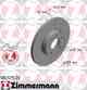 Тормозной диск ZIMMERMANN 100.1215.20 - изображение