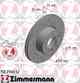 Тормозной диск ZIMMERMANN 150.2900.52 - изображение