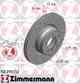 Тормозной диск ZIMMERMANN 150.2901.52 - изображение