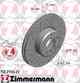 Тормозной диск ZIMMERMANN 150.2906.20 - изображение