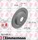 Тормозной диск ZIMMERMANN 150.3489.20 - изображение