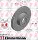 Тормозной диск ZIMMERMANN 150.3494.52 - изображение