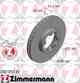 Тормозной диск ZIMMERMANN 250.1357.20 - изображение