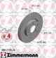 Тормозной диск ZIMMERMANN 380.2170.20 - изображение