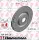 Тормозной диск ZIMMERMANN 400.3684.20 - изображение