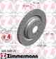 Тормозной диск ZIMMERMANN 400.3689.20 - изображение