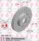 Тормозной диск ZIMMERMANN 400.3664.52 - изображение