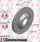 Тормозной диск ZIMMERMANN 460.1585.75 - изображение