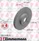 Тормозной диск ZIMMERMANN 530.2458.20 - изображение