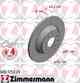 Тормозной диск ZIMMERMANN 600.3252.20 - изображение