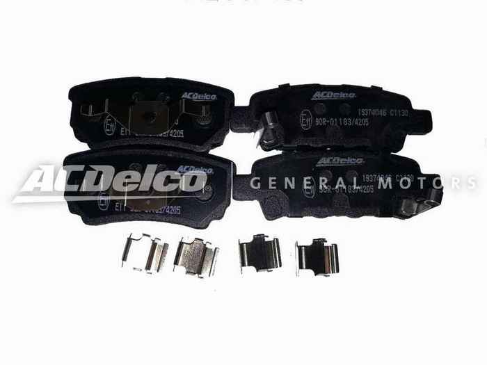 Колодки тормозные задние <b>ACDELCO 19374046</b> - изображение
