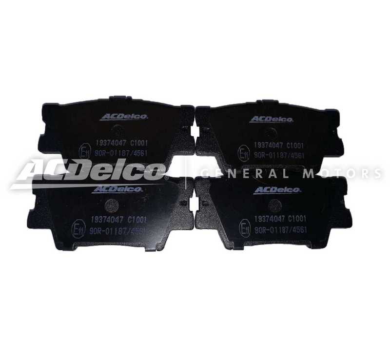 Колодки тормозные задние <b>ACDELCO 19374047</b> - изображение