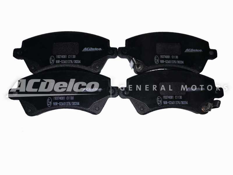 Колодки тормозные передние <b>ACDELCO 19374081</b> - изображение