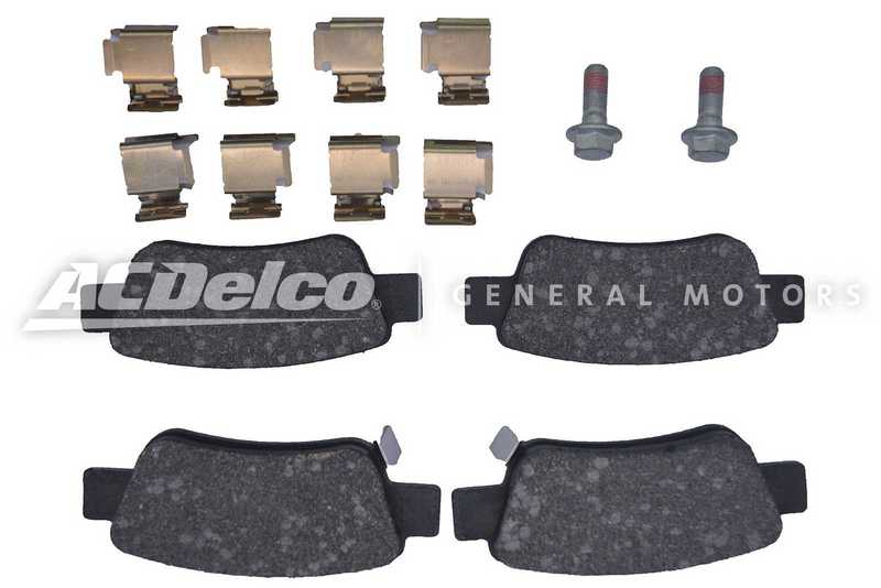 Колодки тормозные задние <b>ACDELCO 19374446</b> - изображение