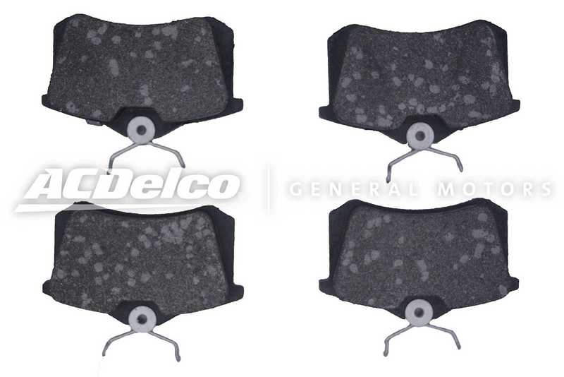 Колодки тормозные задние <b>ACDELCO 19374455</b> - изображение