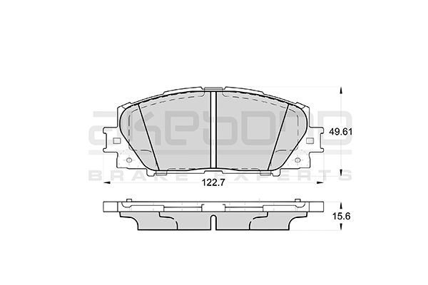 Колодки тормозные дисковые передние подходят для TOYOTA YARIS (P9_) <b>AKEBONO AN-714K</b> - изображение Колодки тормозные дисковые передние подходят для TOYOTA YARIS (P9_) <b>AKEBONO AN-714K</b> - изображение