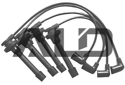 Провод зажигания (черный силикон) Honda CR-V 2.0 16V 99-02 <b>ALD A05018</b> - изображение