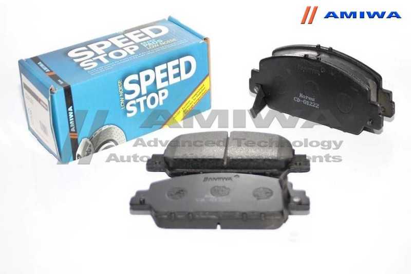 Колодки тормозные дисковые передние <b>AMIWA CD01222</b> - изображение Колодки тормозные дисковые передние <b>AMIWA CD01222</b> - изображение
