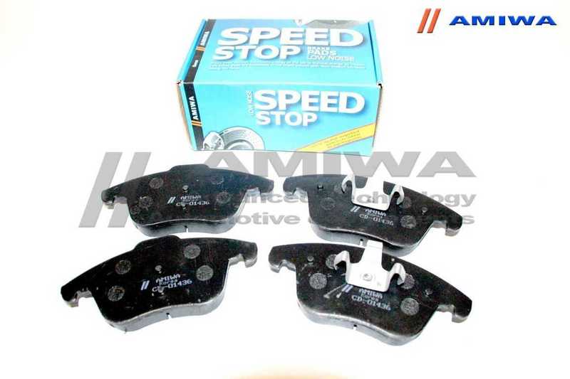 Колодки тормозные дисковые передние <b>AMIWA CD01436</b> - изображение
