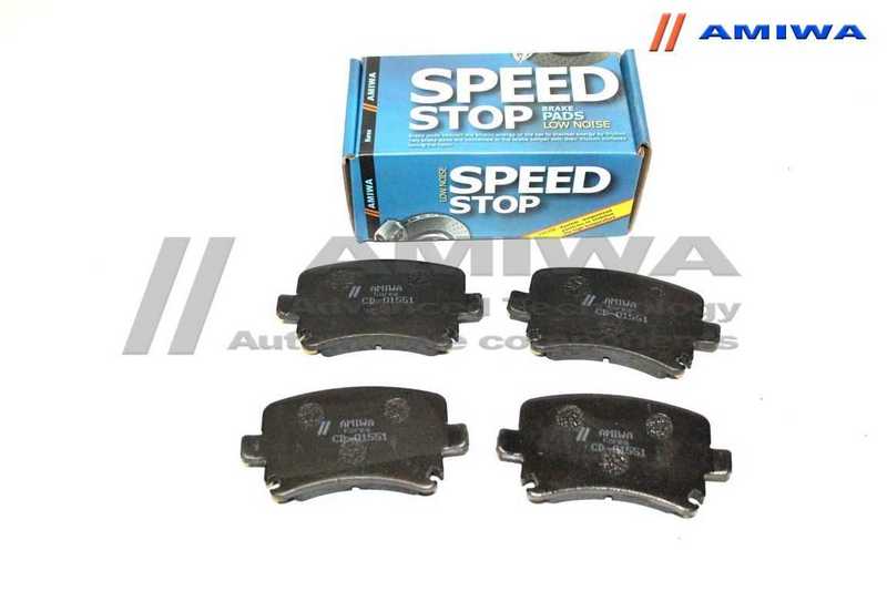 Колодки тормозные дисковые задние <b>AMIWA CD01551</b> - изображение