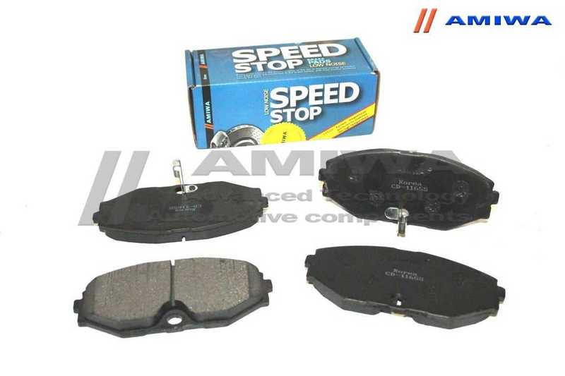 Колодки колодки тормозные дисковые передние <b>AMIWA CD1165S</b> - изображение Колодки колодки тормозные дисковые передние <b>AMIWA CD1165S</b> - изображение