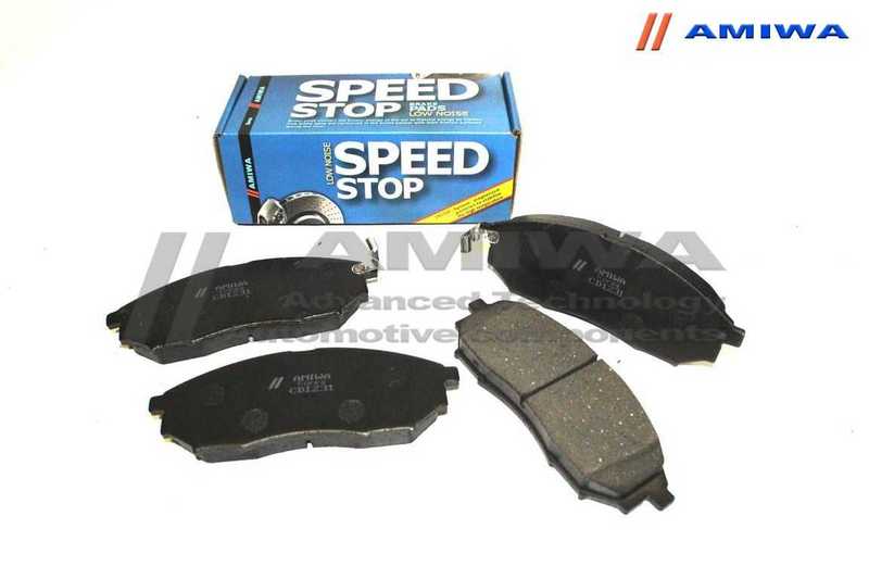Колодки тормозные дисковые передние <b>AMIWA CD1231</b> - изображение Колодки тормозные дисковые передние <b>AMIWA CD1231</b> - изображение