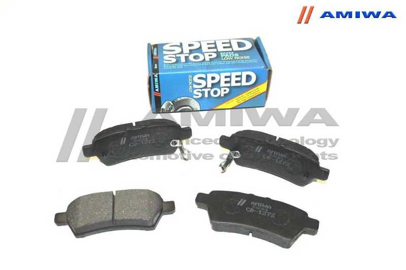 Колодки тормозные дисковые задние <b>AMIWA CD1272</b> - изображение Колодки тормозные дисковые задние <b>AMIWA CD1272</b> - изображение