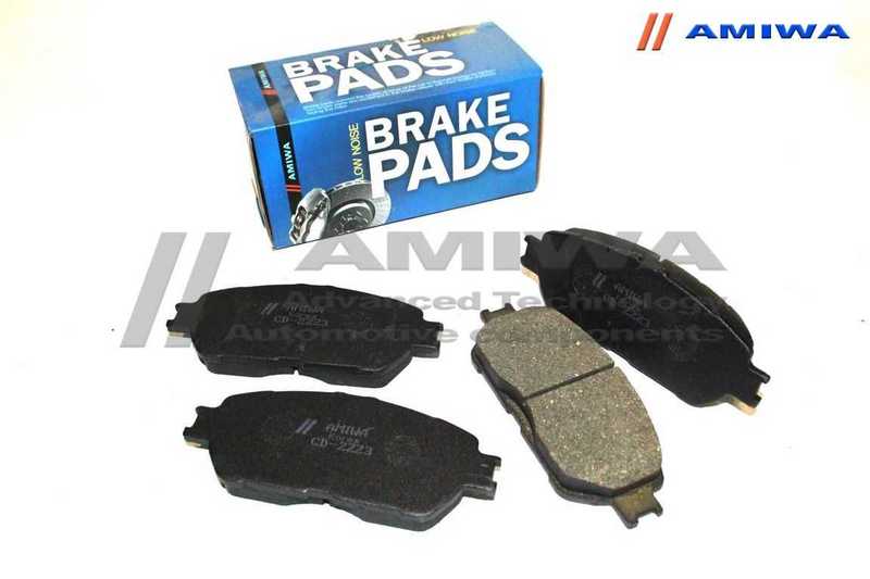 Колодки тормозные дисковые передние <b>AMIWA CD2223</b> - изображение Колодки тормозные дисковые передние <b>AMIWA CD2223</b> - изображение